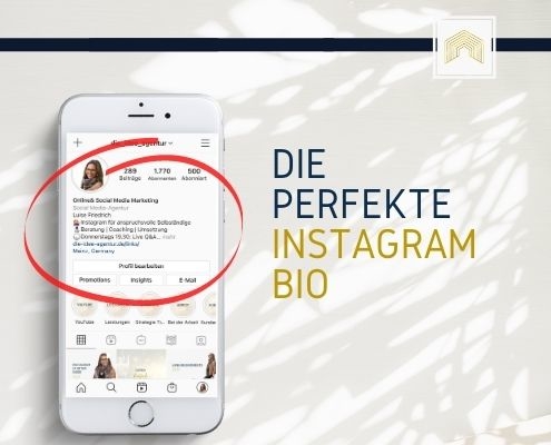 DIA Blog perfekte Instagram Bio - darauf solltest Du achten