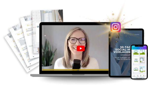 DIE-IDEE-AGENTUR Adventskalender Mockup der einzelnen Bestandteile des Kalenders